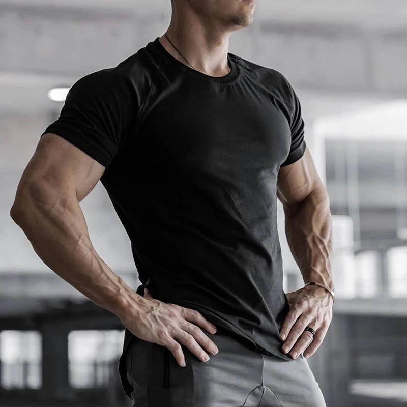 Plain Summer Running Shirts Mens Fitness Sport Slim Fit T-shirts Gym Training Short Sleeve Workout Clothing Bodybuilding Jerseys
Plain Summer Running Shirts Mens Fitness Sport Slim Fit T-shirts Gym Training Short Sleeve Workout Clothing Bodybuilding Jerseys