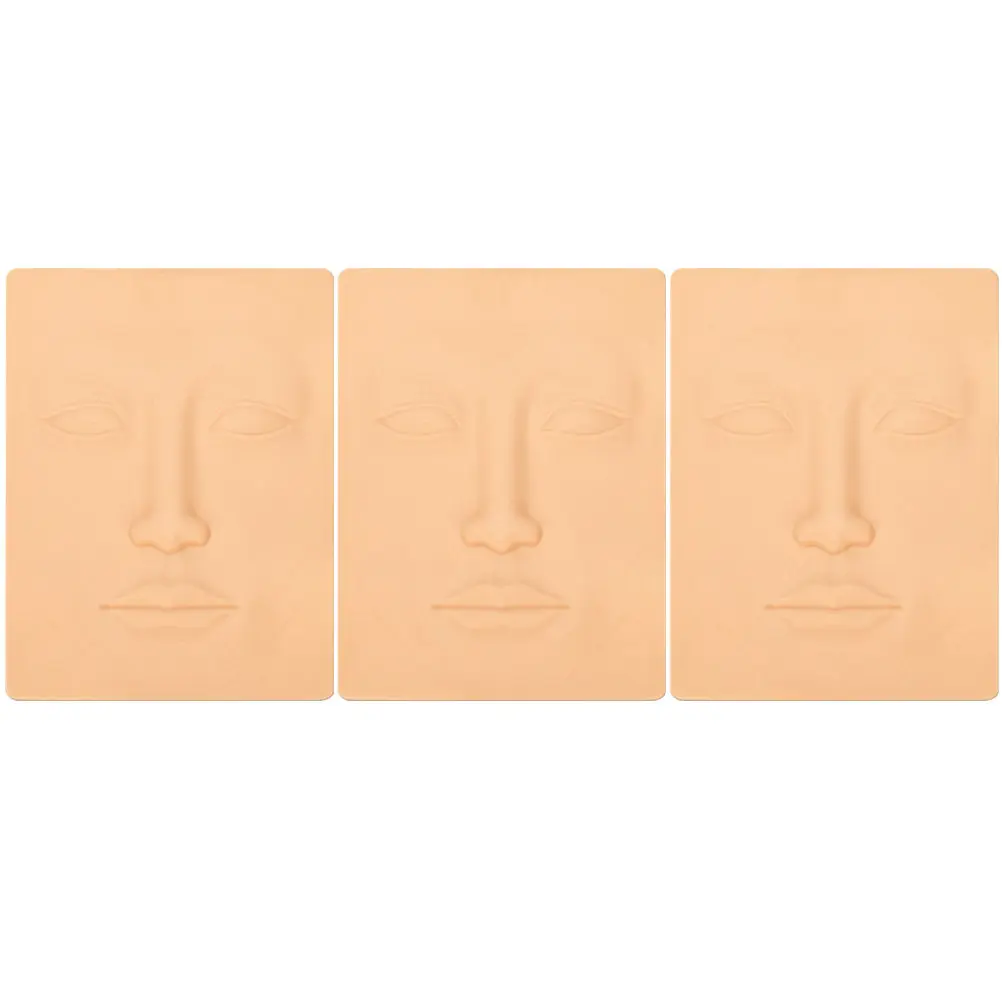 3Pcs Face Skin Tattooing Practice Silicone Embroidered Skin Sheet Mannequin Face Mold Salon Makeup Training Supplies
3Pcs Face Skin Tattooing Practice Silicone Embroidered Skin Sheet Mannequin Face Mold Salon Makeup Training Supplies