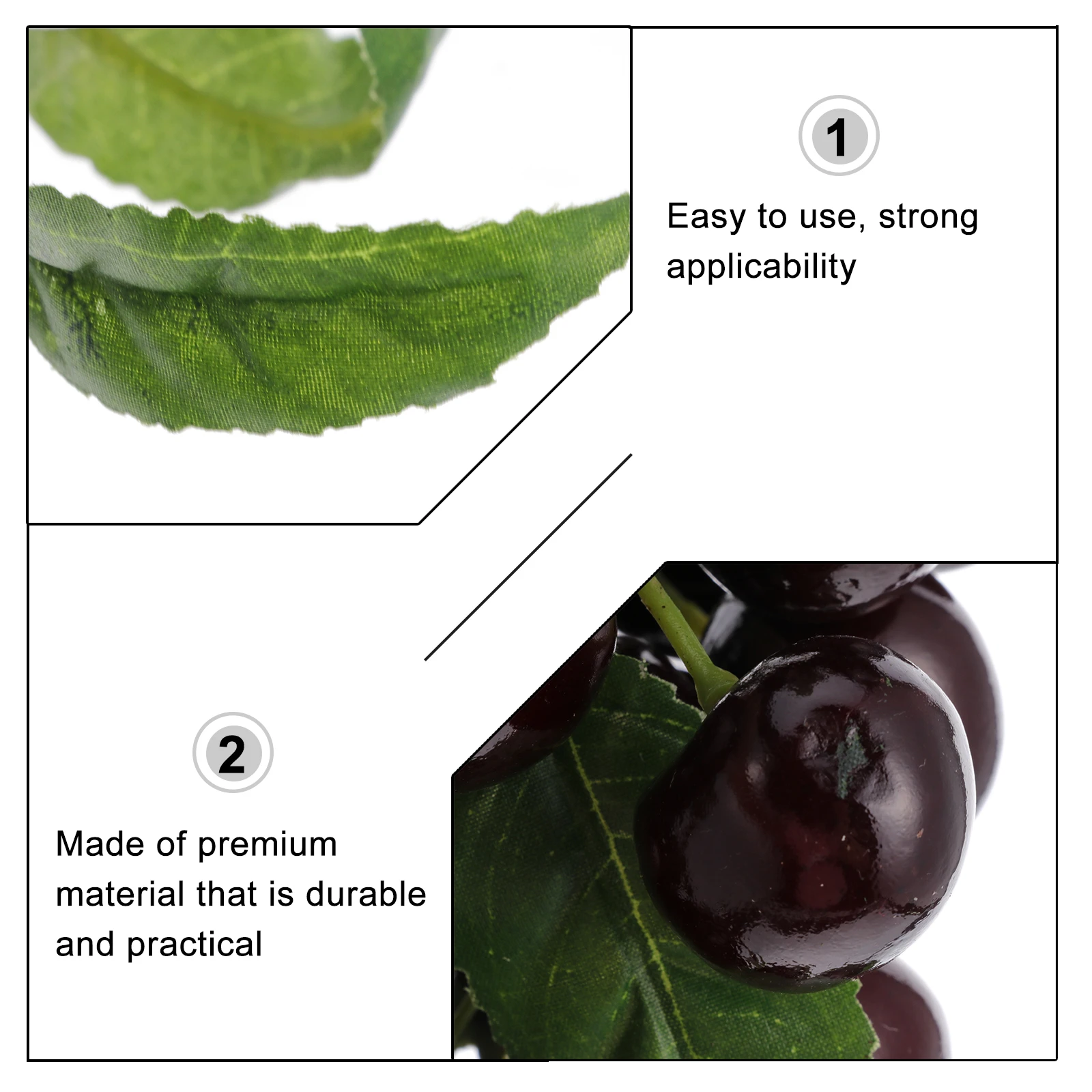 Artificial Cherries With Leaves Fake Fruit Decor Lifelike Cherry Ornament Sun Proof Waterproof Garden Home Decoration
Artificial Cherries With Leaves Fake Fruit Decor Lifelike Cherry Ornament Sun Proof Waterproof Garden Home Decoration