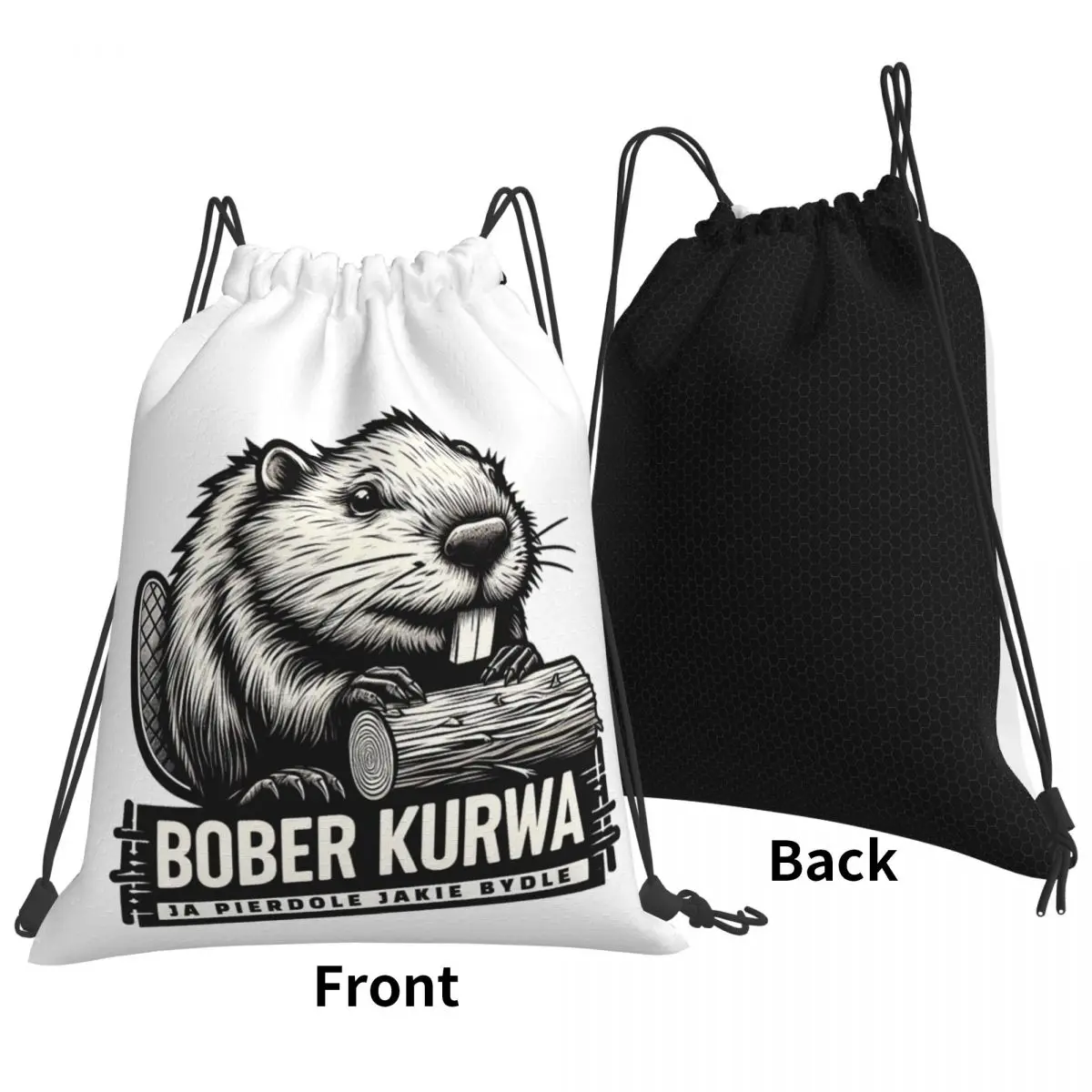 Poland Beaver Bober Polish Bobr Kurwa Backpacks Fashion Drawstring Bags Storage Bag Book Bags for Travel School
Poland Beaver Bober Polish Bobr Kurwa Backpacks Fashion Drawstring Bags Storage Bag Book Bags for Travel School