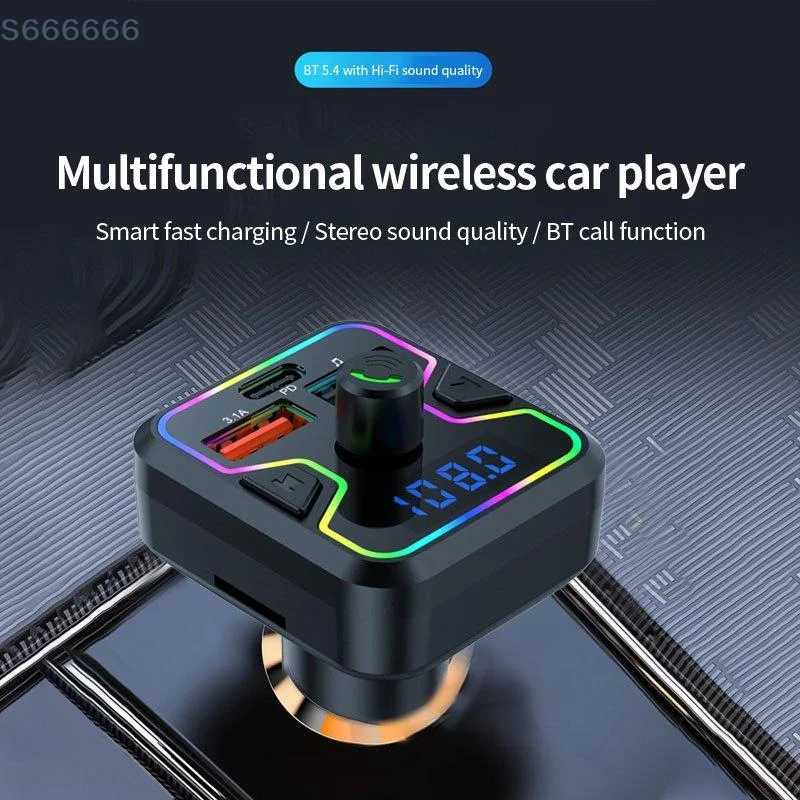 Quick charge USB PD Car Charger with FM Transmitter Wireless Bluetooth 5.3, MP3 Player Handsfree Car Kit Adapter
Quick charge USB PD Car Charger with FM Transmitter Wireless Bluetooth 5.3, MP3 Player Handsfree Car Kit Adapter