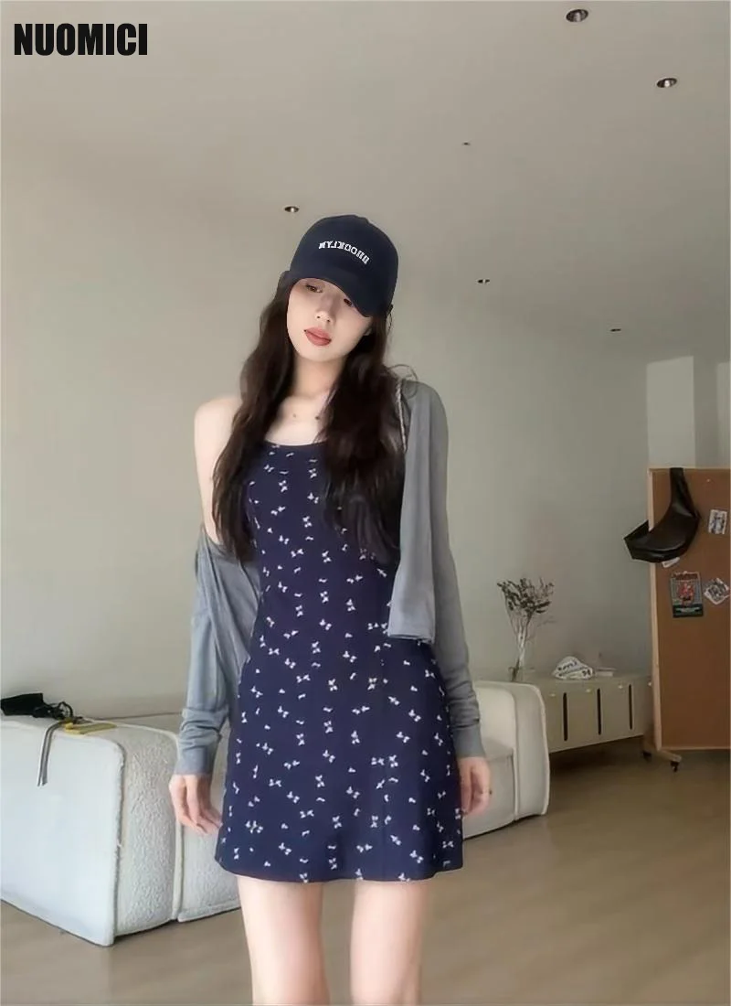 NUOMICI K-Fashion Floral Suspender Summer Dress For Women| Hot Girl |Slimming |Versatile |Sweet |Temperament |Gentle Fake A-line
NUOMICI K-Fashion Floral Suspender Summer Dress For Women| Hot Girl |Slimming |Versatile |Sweet |Temperament |Gentle Fake A-line