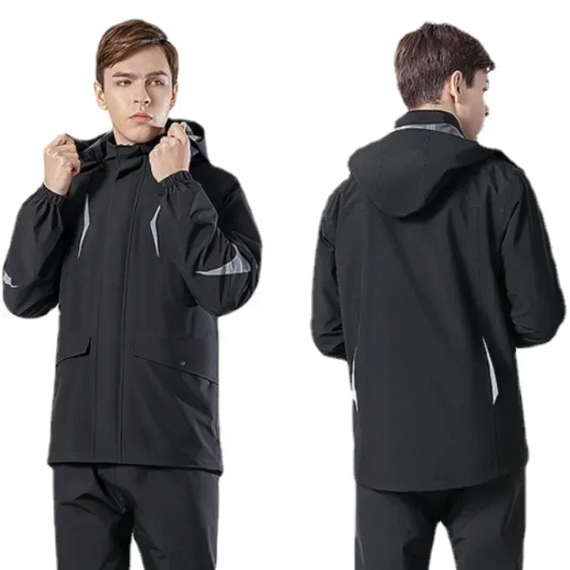 Motorcycle Raincoat Men Male Black Rain Coat Waterproof Rain Poncho Hooded Rainwear Rain Pants Set Reflective Rain Jacket
Motorcycle Raincoat Men Male Black Rain Coat Waterproof Rain Poncho Hooded Rainwear Rain Pants Set Reflective Rain Jacket