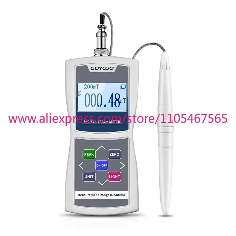 Instrument Altimeter 200mT/2000mT Standard Radial Hall Probe High Precision Sensitive Surface Magnetic Field Tester
