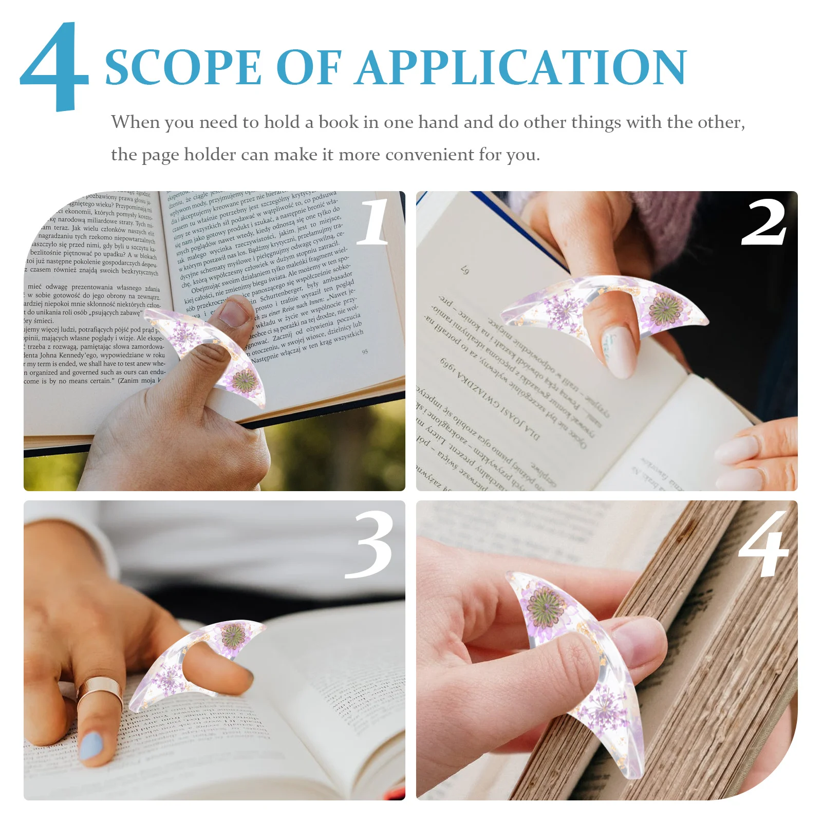 2 шт. кольца-разделители для книг в форме цветка, держатели страниц для чтения, закладки с гладким дизайном, аксессуары для комфортного чтения
2 шт. кольца-разделители для книг в форме цветка, держатели страниц для чтения, закладки с гладким дизайном, аксессуары для комфортного чтения