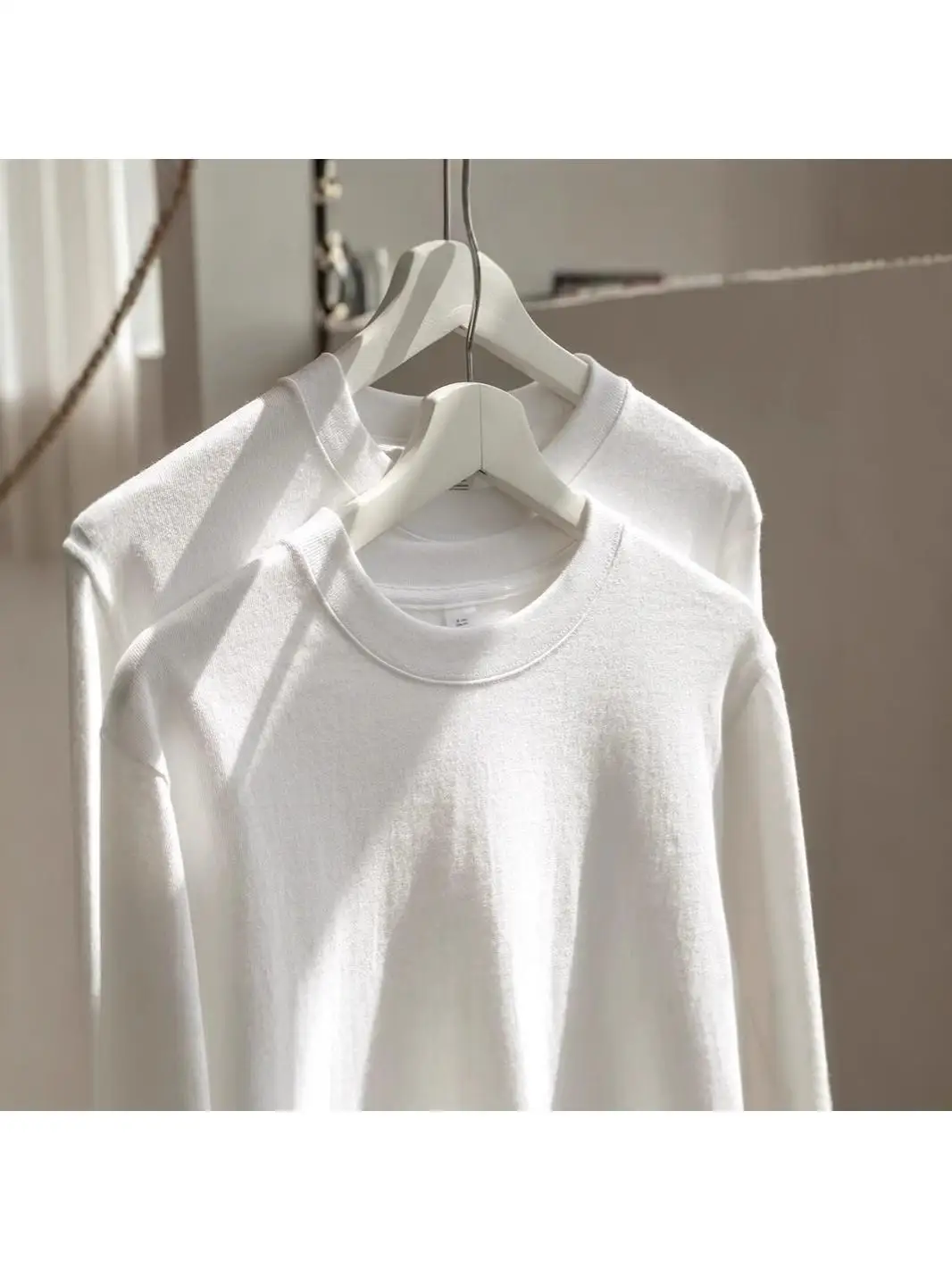 Pure Cotton Long Sleeve White Base Layer Top for Men And Women 300g Xinjiang Cotton New 2026 Spring round Neck Cotton Shirt
Pure Cotton Long Sleeve White Base Layer Top for Men And Women 300g Xinjiang Cotton New 2026 Spring round Neck Cotton Shirt