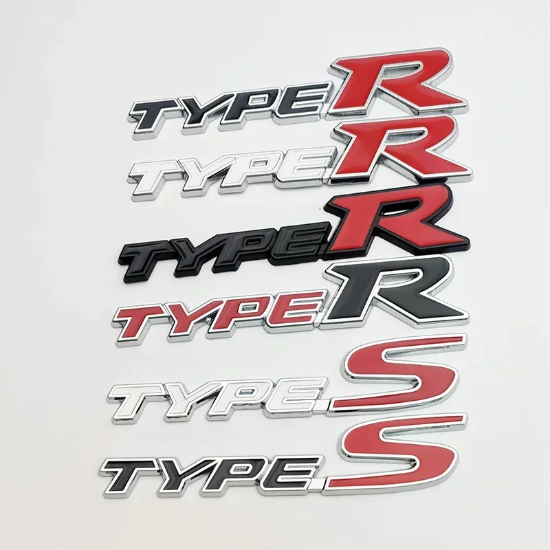 3D Metal Type-S Type-R Car Rear Trunk Emblem Badge Sticker For TYPE R Car Styling Accessories
3D Metal Type-S Type-R Car Rear Trunk Emblem Badge Sticker For TYPE R Car Styling Accessories