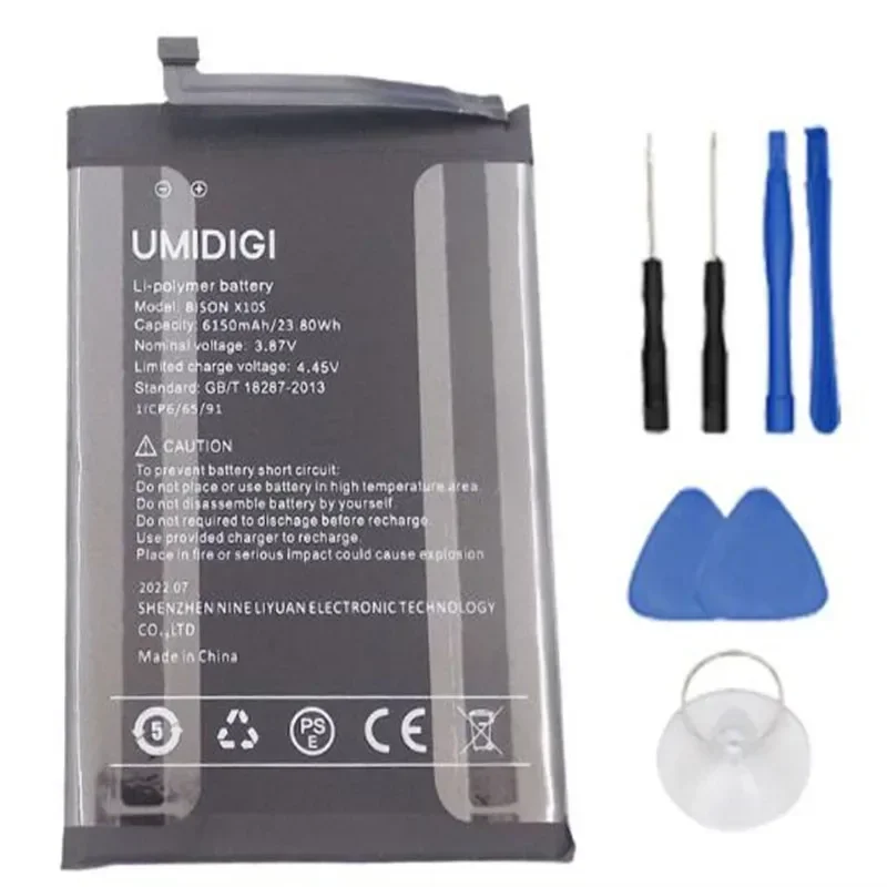 Новая дата производства для аккумулятора UMIDIGI bison X10S 6150 мАч, запасные части для аккумулятора UMIDIGI bison 2
Новая дата производства для аккумулятора UMIDIGI bison X10S 6150 мАч, запасные части для аккумулятора UMIDIGI bison 2