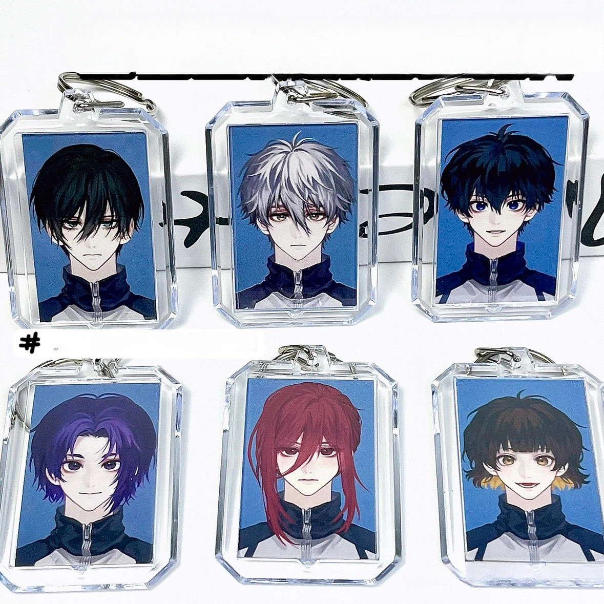 BLUE LOCK ID Photo Keychain Chigiri Hyoma Anime Cartoon Isagi Yoichi Kawaii Pendant Nagi Seishiro Decor Birthday Gift
BLUE LOCK ID Photo Keychain Chigiri Hyoma Anime Cartoon Isagi Yoichi Kawaii Pendant Nagi Seishiro Decor Birthday Gift