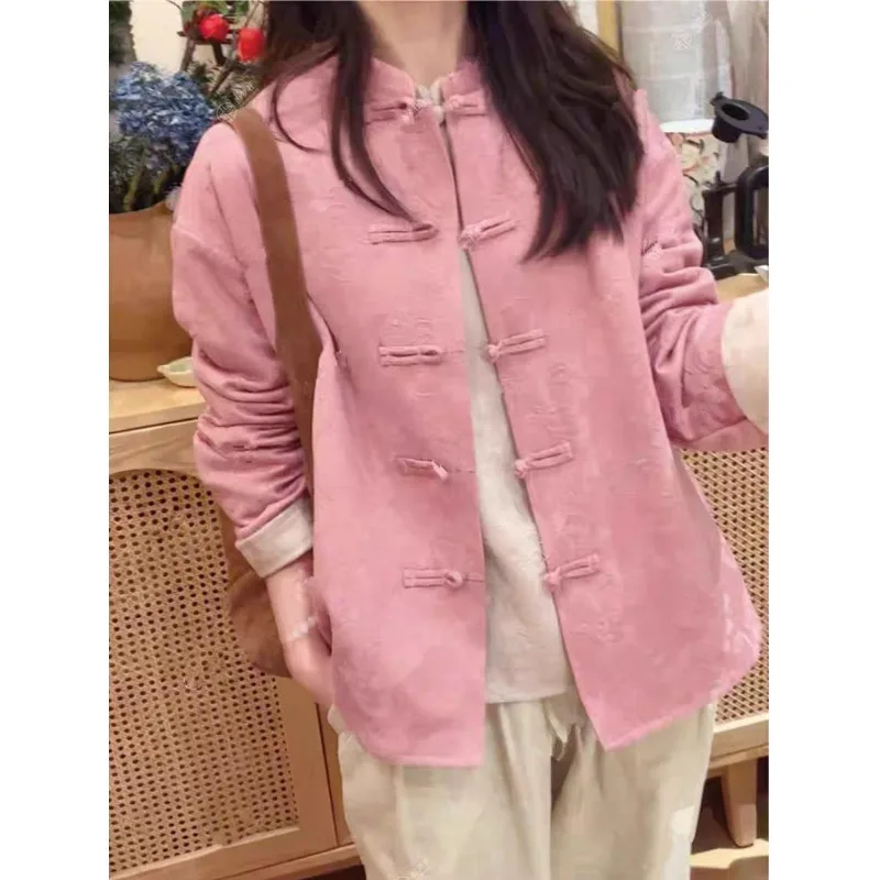 New Chinese Style Women's Thin Outerwear Set Cotton Linen Embroidery Comfortable Daily Versatile Top Spring 2026 New Arrival
New Chinese Style Women's Thin Outerwear Set Cotton Linen Embroidery Comfortable Daily Versatile Top Spring 2026 New Arrival