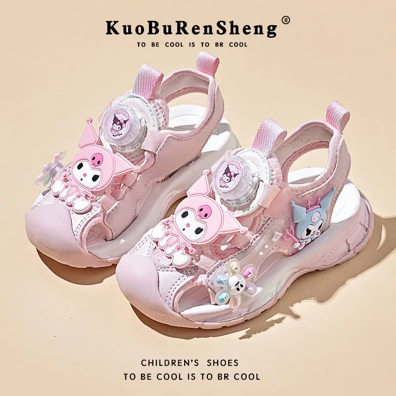 2024 сандалии Sanrio Kuromi для девочек, милые детские босоножки в стиле аниме, милые тапочки для девочек, Нескользящие мягкие подошвы, подарок для детей
2024 сандалии Sanrio Kuromi для девочек, милые детские босоножки в стиле аниме, милые тапочки для девочек, Нескользящие мягкие подошвы, подарок для детей