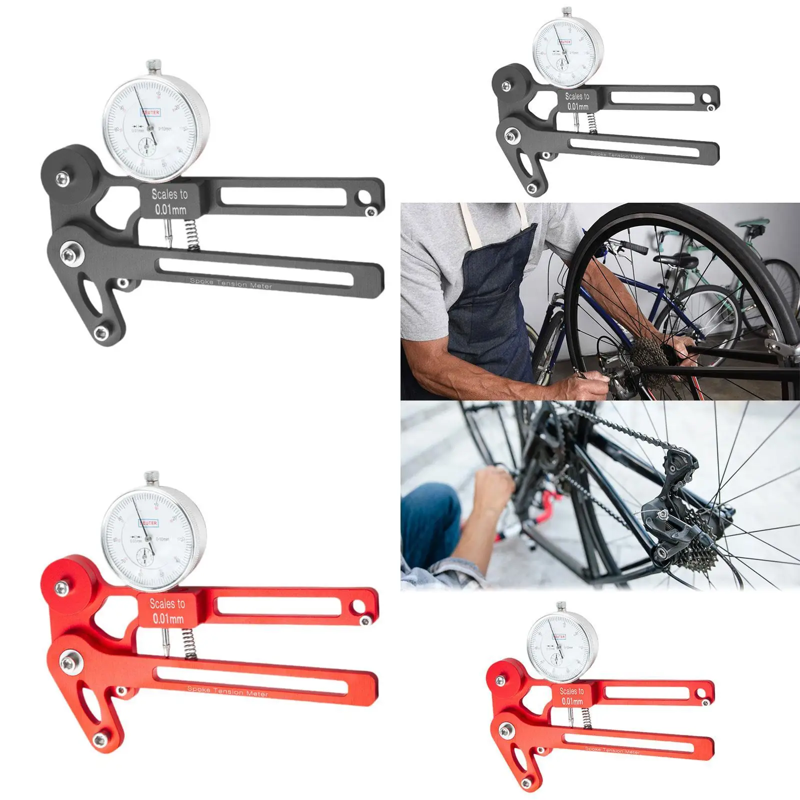 Spoke Tension Meter Portable Wrench Repair Tool for Repairing Measuring Bike
Spoke Tension Meter Portable Wrench Repair Tool for Repairing Measuring Bike