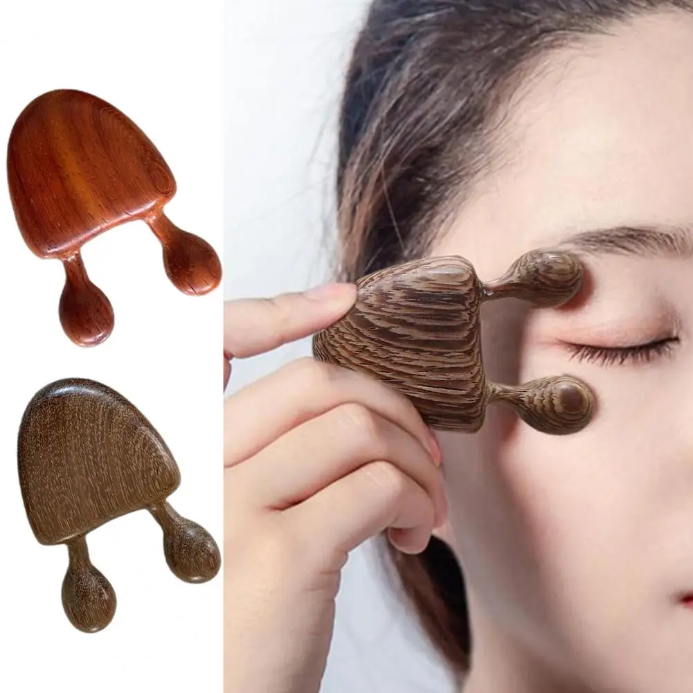 2 Teeth Head Meridian Massage Comb Round Edges Muscle Relaxation Pressing Acupoints Eye Pressure Relief Wooden Massage Comb
2 Teeth Head Meridian Massage Comb Round Edges Muscle Relaxation Pressing Acupoints Eye Pressure Relief Wooden Massage Comb