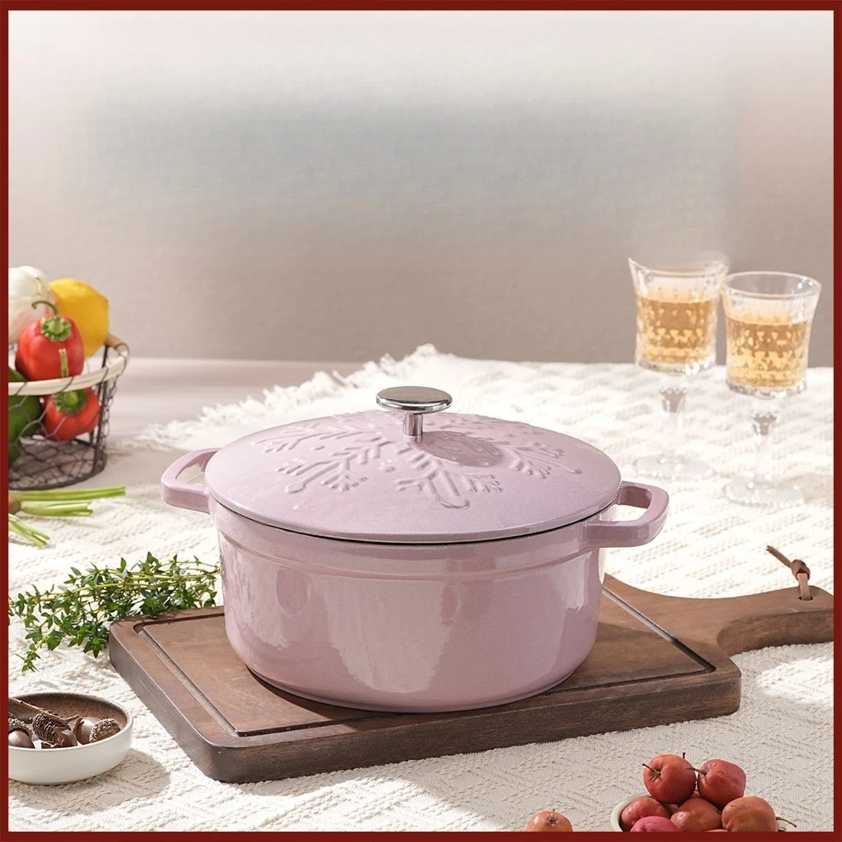Nightingale Powder Snowflake Gradual Change Lang Casting Pot Soup Saucepan Wok Seafood Pot Induction Cooker Gas Stove Universal
Nightingale Powder Snowflake Gradual Change Lang Casting Pot Soup Saucepan Wok Seafood Pot Induction Cooker Gas Stove Universal