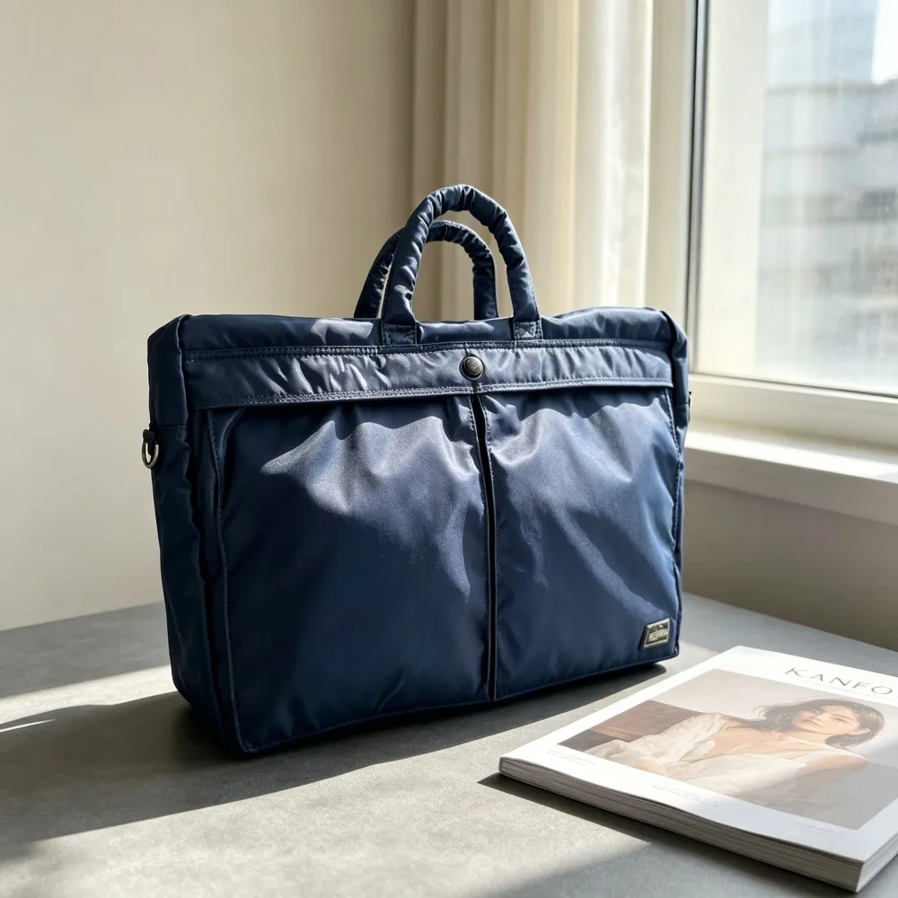 Business Casual Men's Handbag, Premium Quality Laptop Briefcase, Fashion Single Shoulder Crossbody Commuter Bag for Office
Business Casual Men's Handbag, Premium Quality Laptop Briefcase, Fashion Single Shoulder Crossbody Commuter Bag for Office