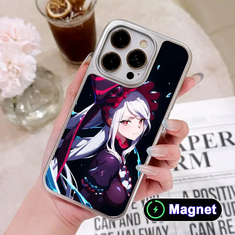 Overlord Shalltear Phone Case for iPhone 17 16 15 14 13 12 11 Air Pro Max Plus Electroplated Silver Magnet Cover
Overlord Shalltear Phone Case for iPhone 17 16 15 14 13 12 11 Air Pro Max Plus Electroplated Silver Magnet Cover