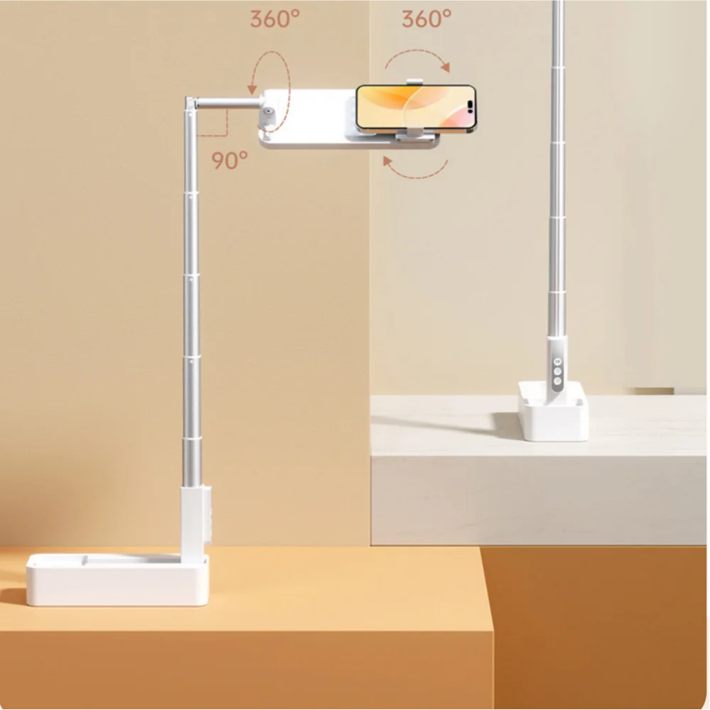 Mobile Phone Holder Mounting Tripod Stand for Overhead with Ring Light Led Rim Of Lamp For Selfie Live Video Stream
Mobile Phone Holder Mounting Tripod Stand for Overhead with Ring Light Led Rim Of Lamp For Selfie Live Video Stream