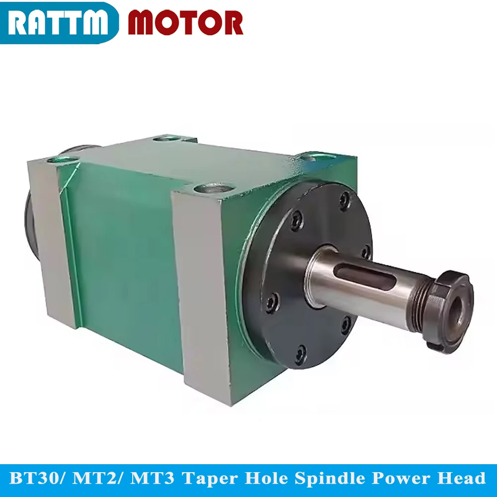 BT30 MT2 MT3 Taper Hole Spindle Power Head Machine Tool Boring Drilling Milling High Speed Spindle Machining Tool Modification
BT30 MT2 MT3 Taper Hole Spindle Power Head Machine Tool Boring Drilling Milling High Speed Spindle Machining Tool Modification
