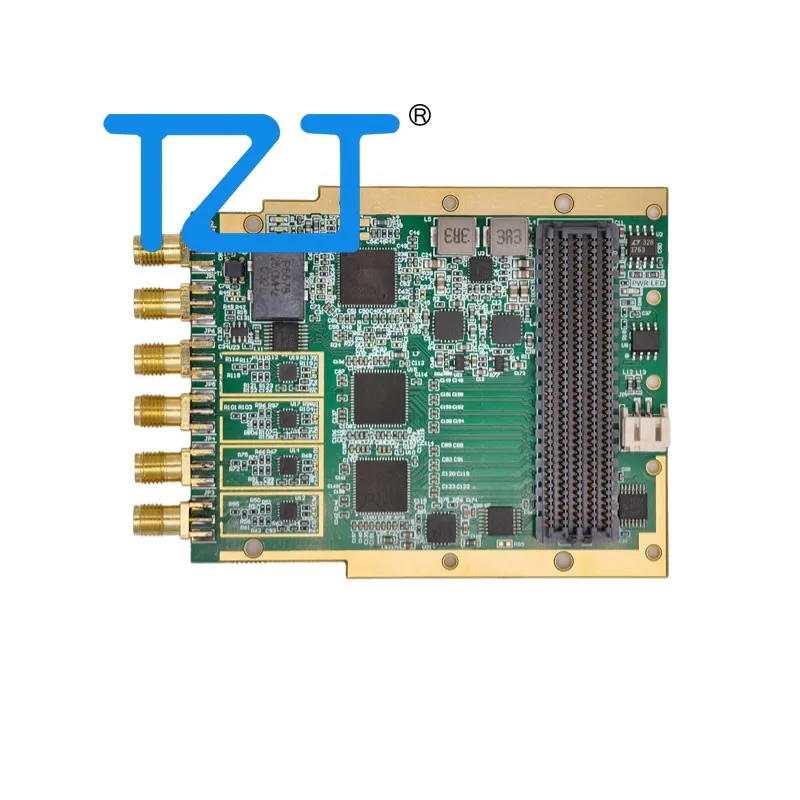 TZT FMCADC-9695DCD2 4-Channel 14Bit 1300M JESD204B ADC DC Coupling Version High Speed FMC Sub Card Acquisition Card
TZT FMCADC-9695DCD2 4-Channel 14Bit 1300M JESD204B ADC DC Coupling Version High Speed FMC Sub Card Acquisition Card