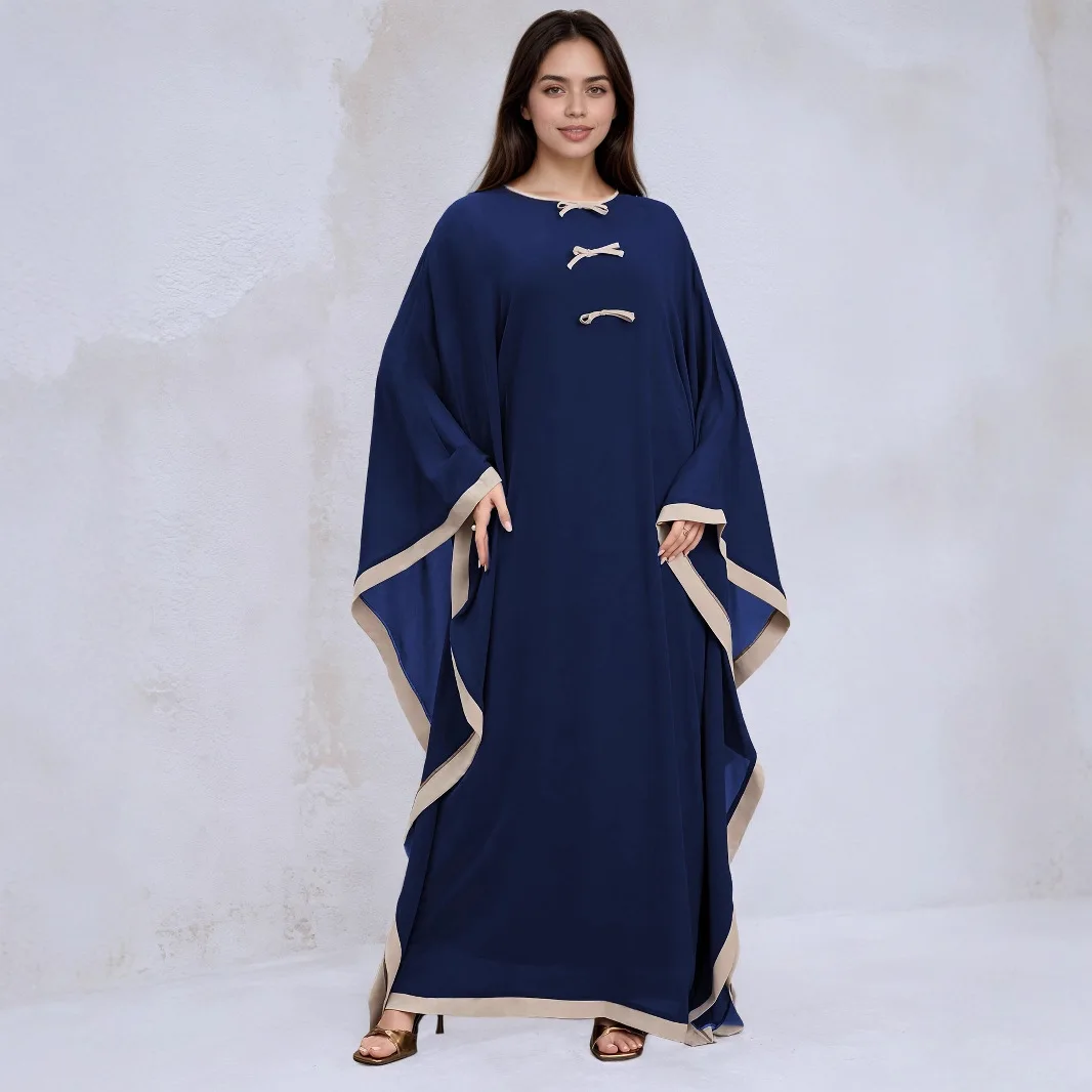 Muslim Fashion Dress Women Modest Long Sleeve Cloak Dress Clothing Long Skirt Set Loose Fit Breathable Inspired Abayas
Muslim Fashion Dress Women Modest Long Sleeve Cloak Dress Clothing Long Skirt Set Loose Fit Breathable Inspired Abayas