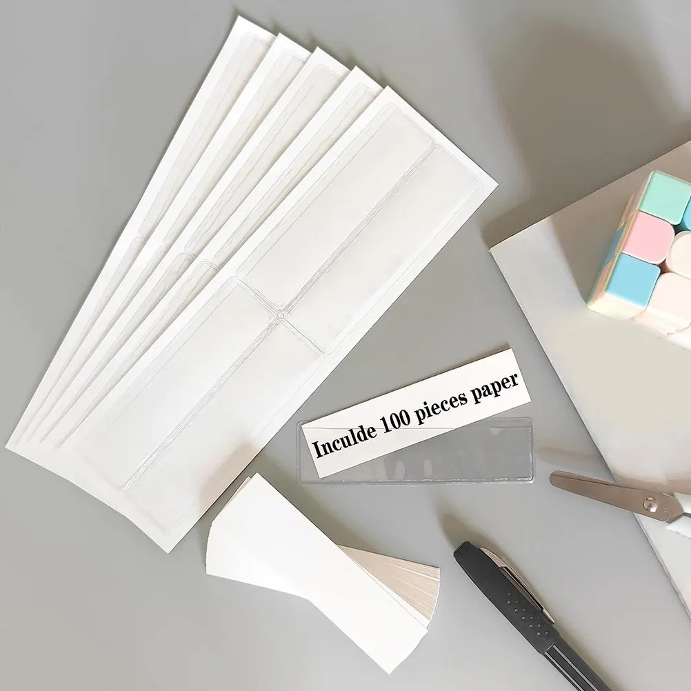 30Set Waterproof Clear Self-Adhesive Label Holders PVC Paper Pockets for Wire Shelves Supermarket Office Warehouse Library Shelf
30Set Waterproof Clear Self-Adhesive Label Holders PVC Paper Pockets for Wire Shelves Supermarket Office Warehouse Library Shelf