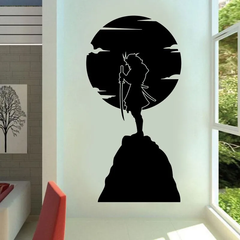 Samurai Swordsman Contour Vinyl Sticker Flower Sword Moon Katana Cloud Sticker Wall Painting Home Art Wall Decoration rb02
Samurai Swordsman Contour Vinyl Sticker Flower Sword Moon Katana Cloud Sticker Wall Painting Home Art Wall Decoration rb02