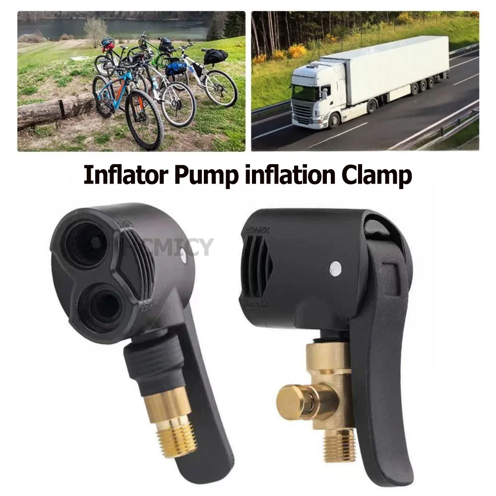 Портативный 2-в-1 переходник с заслонкой, воздушный насос для шин, насадка для шланга, патрон для накачивания шин, разъем для надувного насоса, автоаксессуары
Портативный 2-в-1 переходник с заслонкой, воздушный насос для шин, насадка для шланга, патрон для накачивания шин, разъем для надувного насоса, автоаксессуары