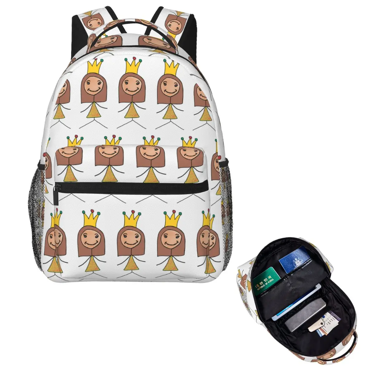 Doodle Princess Student Backpack School Bag Hiking Travel Daypack for Boys Girls Fashion Bookbag Shoulder Bags
Doodle Princess Student Backpack School Bag Hiking Travel Daypack for Boys Girls Fashion Bookbag Shoulder Bags
