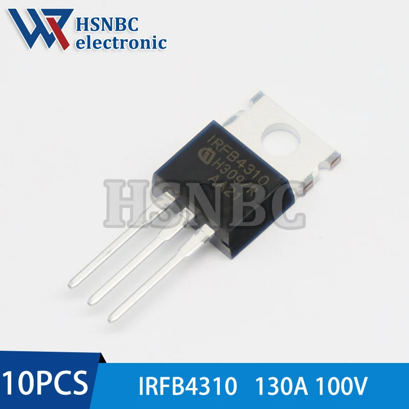 10Pcs/Lot IRFB4310PBF IRFB4310 TO-220 100V 130A MOSFET N-Channel Power Transistor 100% New Original
10Pcs/Lot IRFB4310PBF IRFB4310 TO-220 100V 130A MOSFET N-Channel Power Transistor 100% New Original