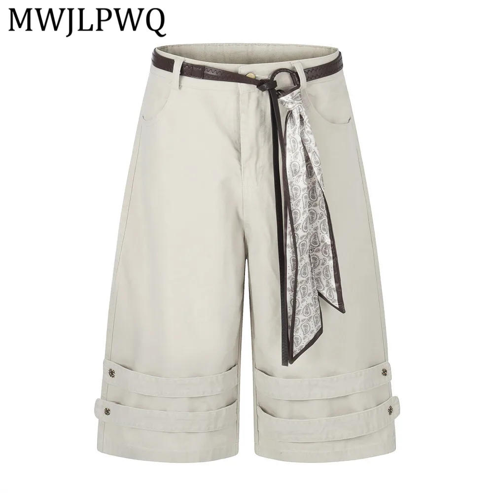 MWJLPWQ Men's Casual Workwear Cropped Pants For Summer High Street Fashion Detachable Waistband Unique Design Shorts New 16376
MWJLPWQ Men's Casual Workwear Cropped Pants For Summer High Street Fashion Detachable Waistband Unique Design Shorts New 16376