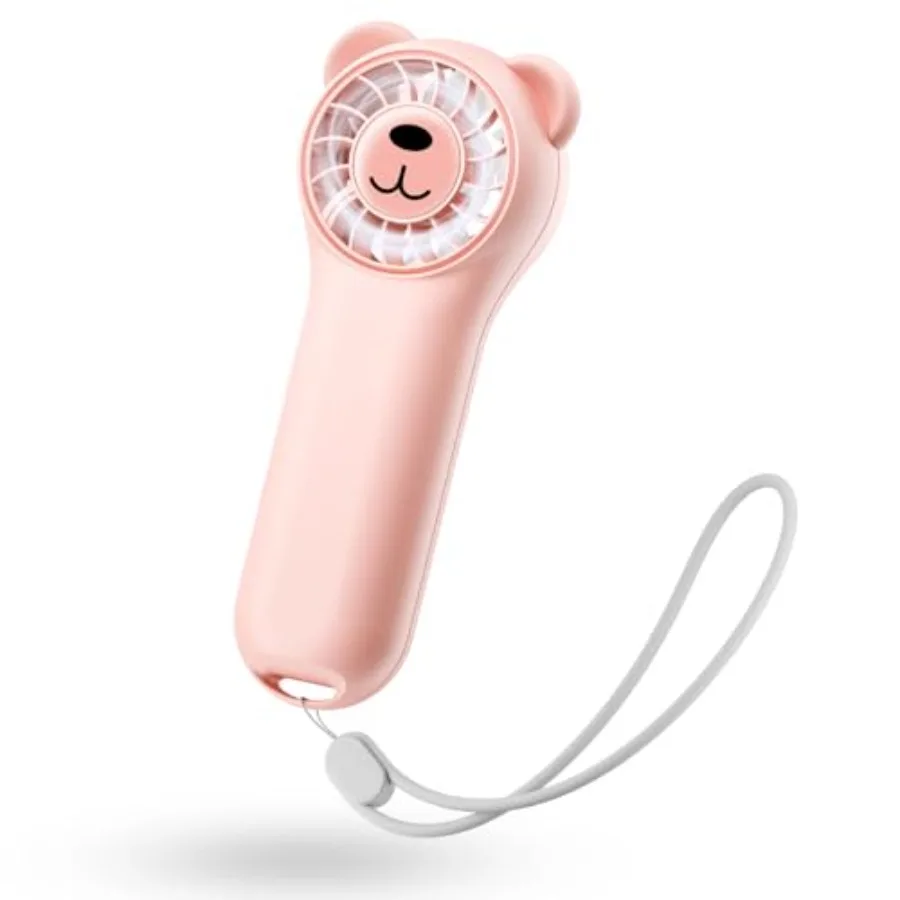 Mini Handheld Fan with Bear Ears, Small Portable Fan, Lightweight Personal Fan, 4 Speeds, USB-C Rechargeable Pocket Fan with 9.
Mini Handheld Fan with Bear Ears, Small Portable Fan, Lightweight Personal Fan, 4 Speeds, USB-C Rechargeable Pocket Fan with 9.