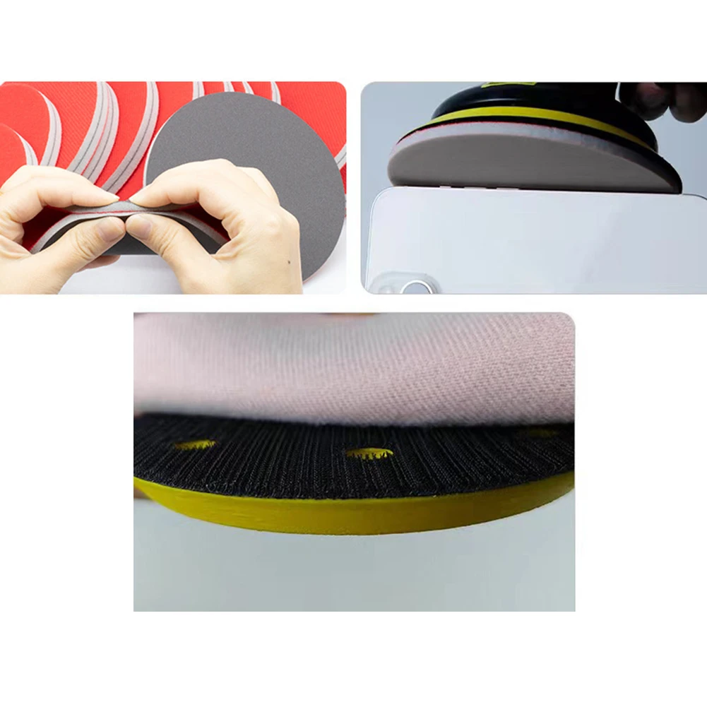 Sponge Sandpaper for Auto Body Putty Sanding 5 inch Round Flocked Backing Compatible with Most Electric Pneumatic Disc Sanders
Sponge Sandpaper for Auto Body Putty Sanding 5 inch Round Flocked Backing Compatible with Most Electric Pneumatic Disc Sanders