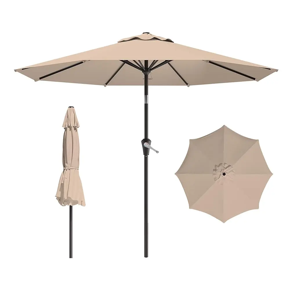 10 Ft Patio Umbrella For Outdoor, Outdoor Table Umbrella With Push Button Tilt And Crank, Outdoor Patio Umbrellas With 8 Sturdy
10 Ft Patio Umbrella For Outdoor, Outdoor Table Umbrella With Push Button Tilt And Crank, Outdoor Patio Umbrellas With 8 Sturdy