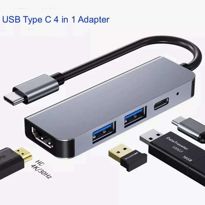 Док-станция USB C 4-в-1, 100 Вт, PD USB 3.0, 4K, HDMI-совместимый адаптер для чтения карт SD TF для MacBook, HP, Dell XPS, Lenovo
Док-станция USB C 4-в-1, 100 Вт, PD USB 3.0, 4K, HDMI-совместимый адаптер для чтения карт SD TF для MacBook, HP, Dell XPS, Lenovo