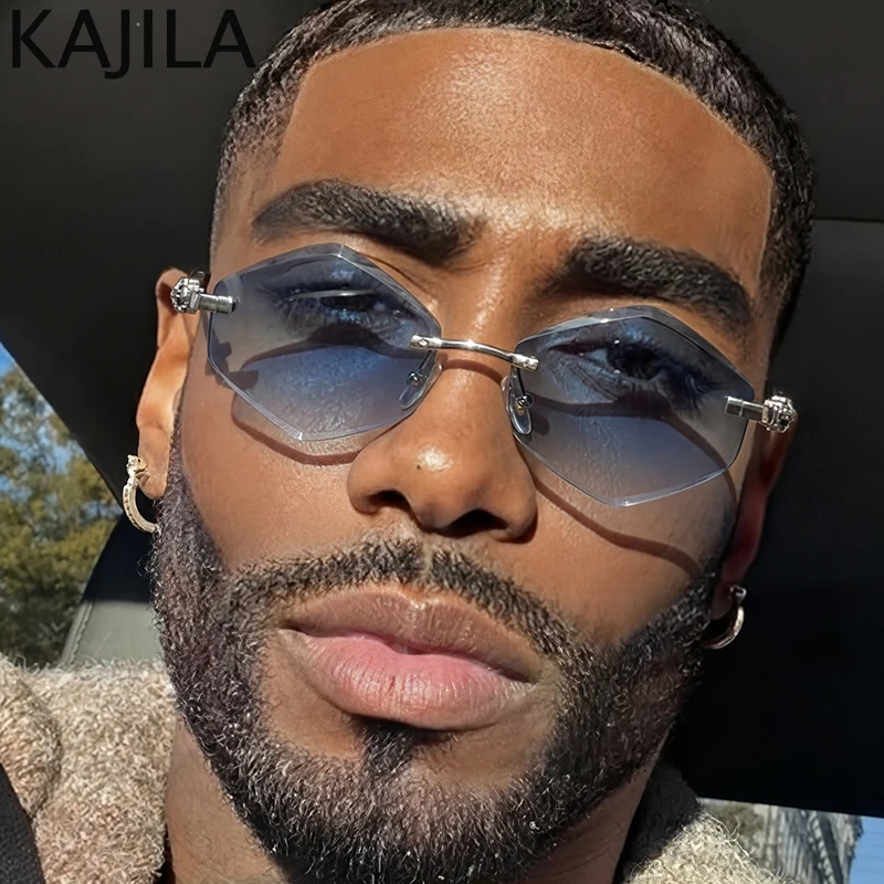 Vintage Y2K Punk Hexagon Rimless Sunglasses Men 2026 Luxury Brand Steampunk Metal Frame Photochromic Sun Glasses For Male Shades
Vintage Y2K Punk Hexagon Rimless Sunglasses Men 2026 Luxury Brand Steampunk Metal Frame Photochromic Sun Glasses For Male Shades