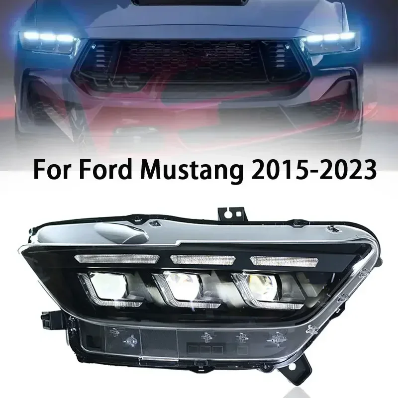Автомобильный Стайлинг, фара для Ford Mustang, 2015-2023, светодиодная фара Mustang DRL Hid, биксеноновые автоаксессуары
Автомобильный Стайлинг, фара для Ford Mustang, 2015-2023, светодиодная фара Mustang DRL Hid, биксеноновые автоаксессуары