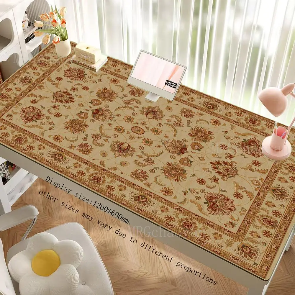 Extra-large thickened table pads Persian carpet print mouse pad 47.2x23.6in deskmat keyboard full coverage rubber anti-slip
Extra-large thickened table pads Persian carpet print mouse pad 47.2x23.6in deskmat keyboard full coverage rubber anti-slip
