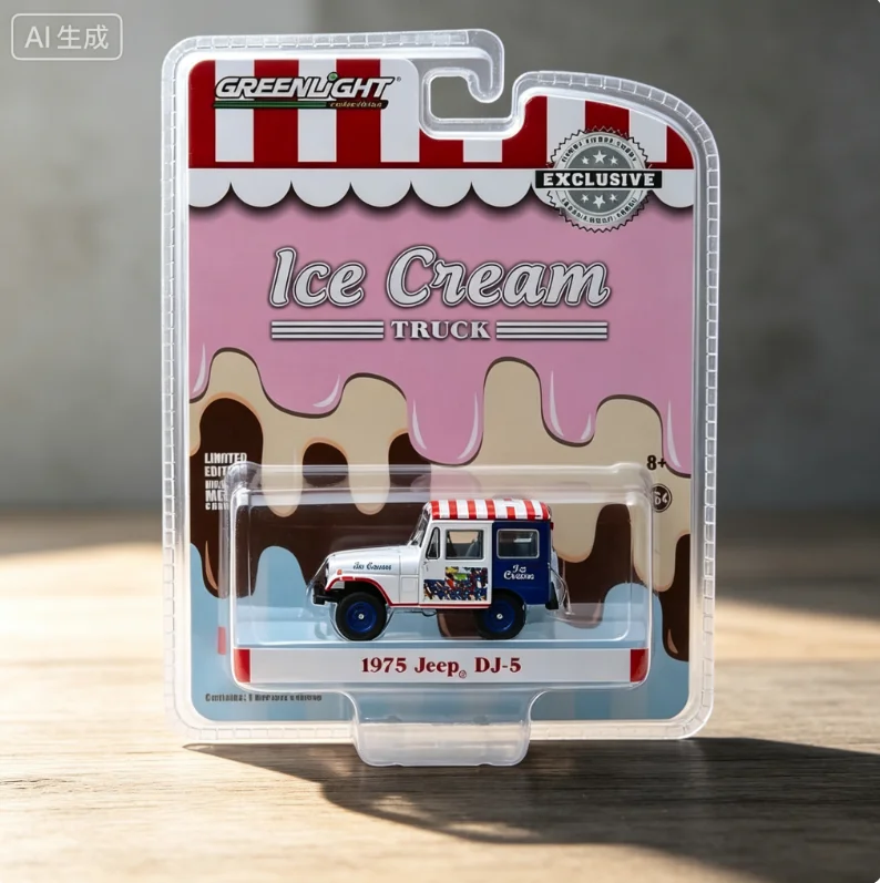 GreenLight 1:64 1975 DJ-5 Ice Cream Truck Ice Cream Truck Diecast Alloy Car Model Collectible Diecast
GreenLight 1:64 1975 DJ-5 Ice Cream Truck Ice Cream Truck Diecast Alloy Car Model Collectible Diecast