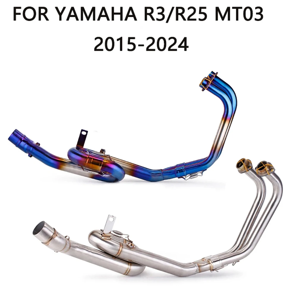 For Yamaha YZF R3 R25 MT03 2015-2024 Exhaust Motorcycle Front Link Pipe Racing Performance Tube 51MM Interface Escape
For Yamaha YZF R3 R25 MT03 2015-2024 Exhaust Motorcycle Front Link Pipe Racing Performance Tube 51MM Interface Escape