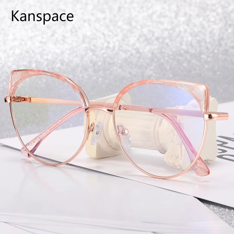 Kanspace Women Glasses Computer Eyeglasses Frames Anti Blue Light Myopia Prescription Eyewear High Quality Spectacles 82016
Kanspace Women Glasses Computer Eyeglasses Frames Anti Blue Light Myopia Prescription Eyewear High Quality Spectacles 82016