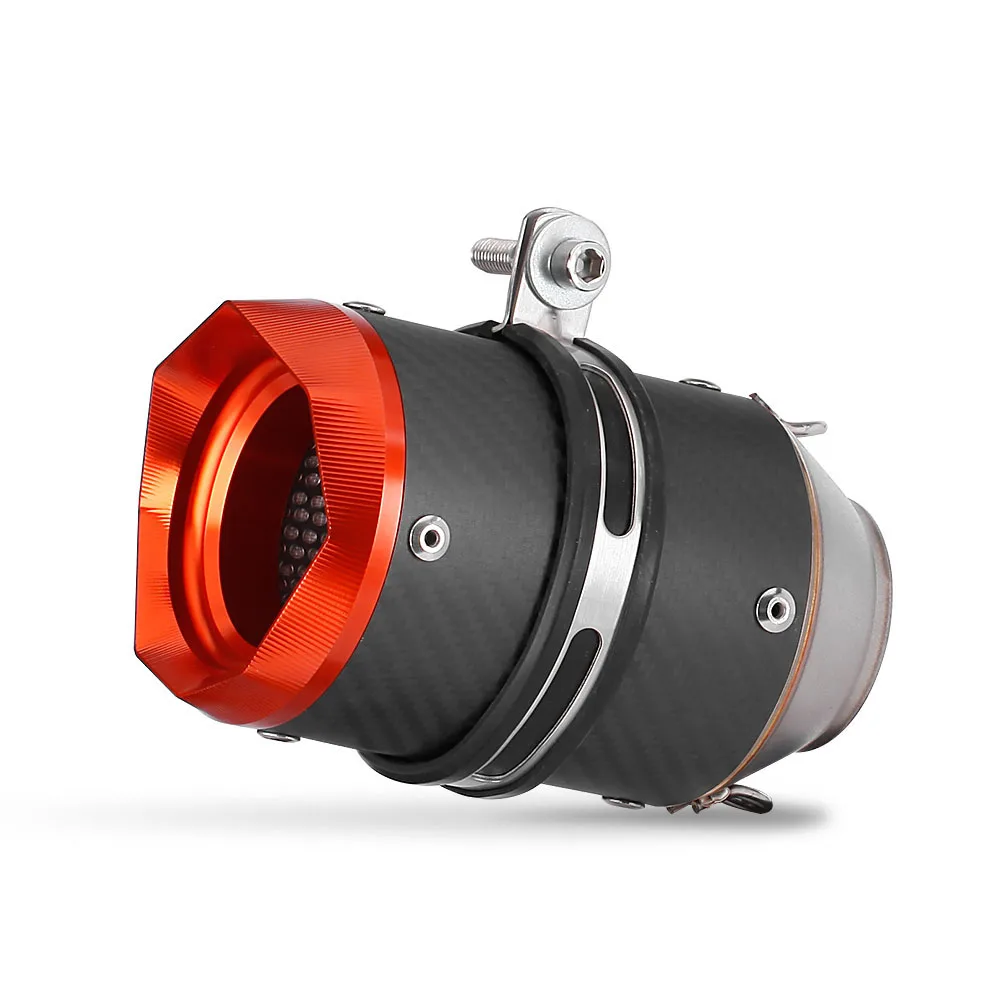 STLF Универсальный 51 мм 60 мм выхлопная труба мотоцикла из углеродного волокна, глушитель для Ninja250sl Cb500f Xsr700 R25 Crf150 
STLF Универсальный 51 мм 60 мм выхлопная труба мотоцикла из углеродного волокна, глушитель для Ninja250sl Cb500f Xsr700 R25 Crf150