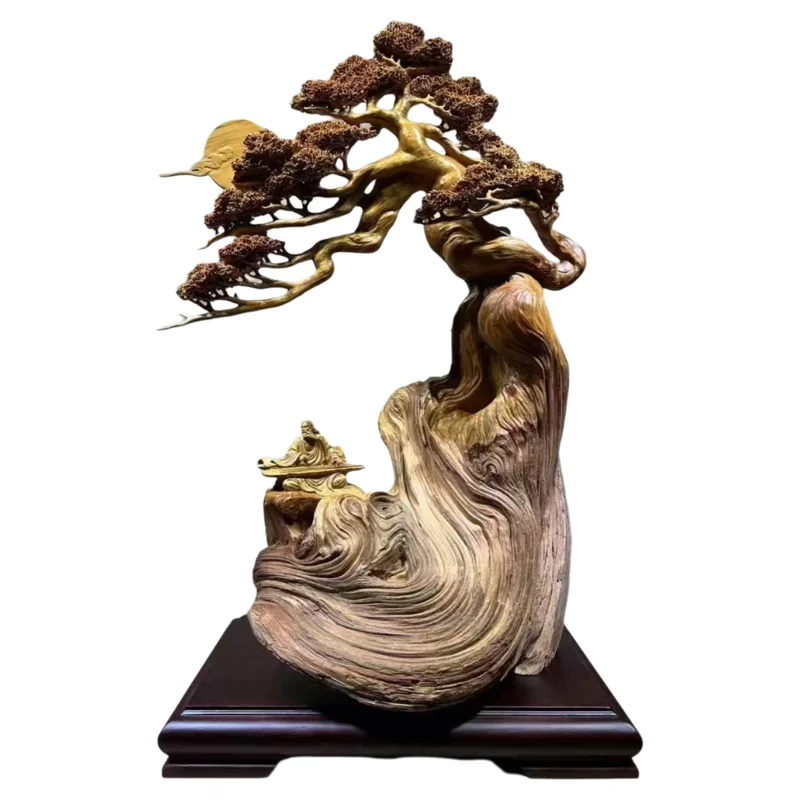Natural root carving landscape pure handmade entrance ornament Zen collection handicrafts
Natural root carving landscape pure handmade entrance ornament Zen collection handicrafts