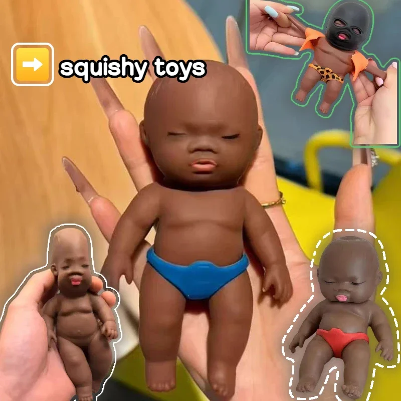 Nedooh Black Doll Squeeze Toys Cheese Squishy Black Doll Slow-rebound Stress-relief Toy Stress-relieving Squishy Toys For Home
Nedooh Black Doll Squeeze Toys Cheese Squishy Black Doll Slow-rebound Stress-relief Toy Stress-relieving Squishy Toys For Home