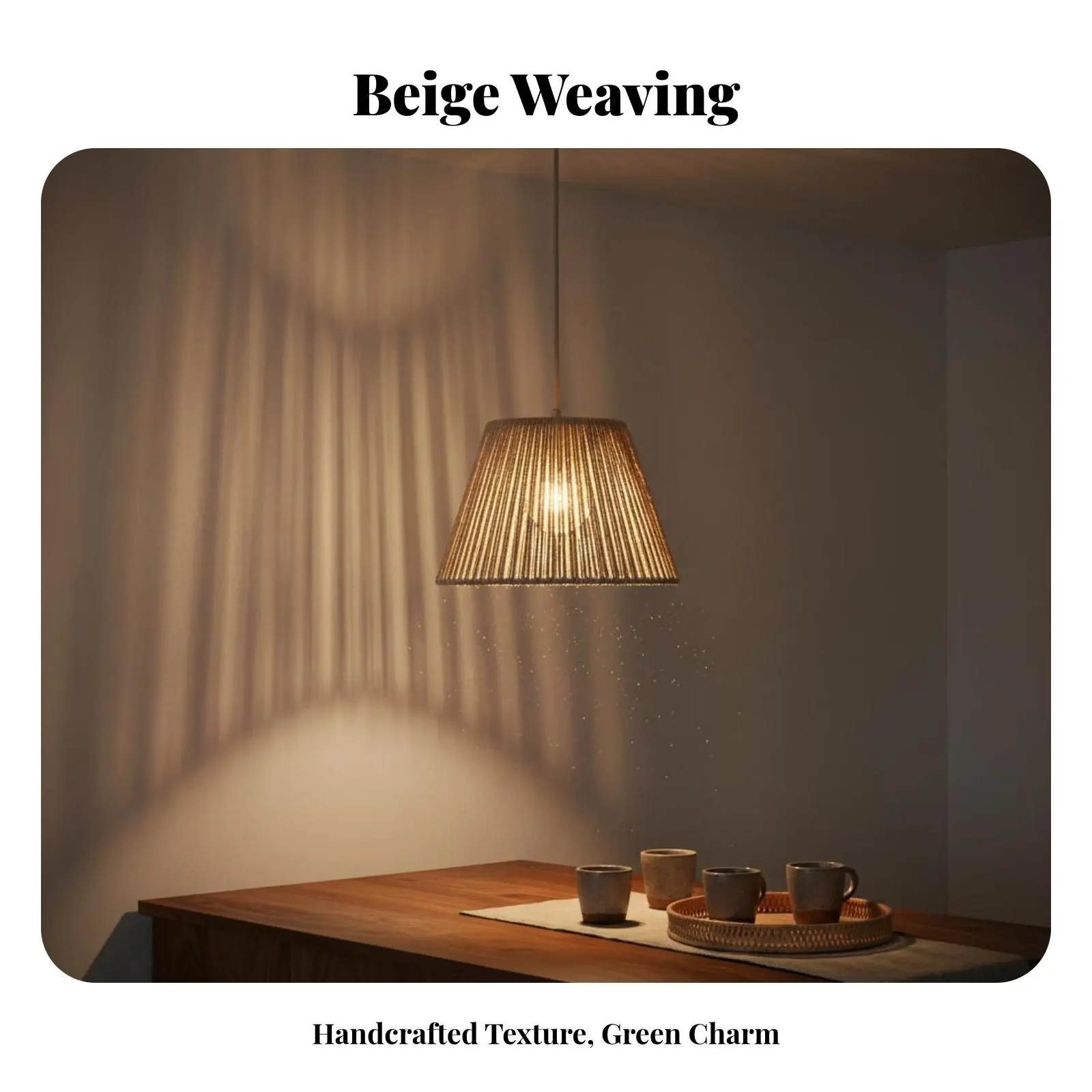 Japanese Design Hanging Lamp Natural Material Woven Lamp Shade Rustic Ceiling Lamp Easy Installation Indoor Lighting for Hotel
Japanese Design Hanging Lamp Natural Material Woven Lamp Shade Rustic Ceiling Lamp Easy Installation Indoor Lighting for Hotel