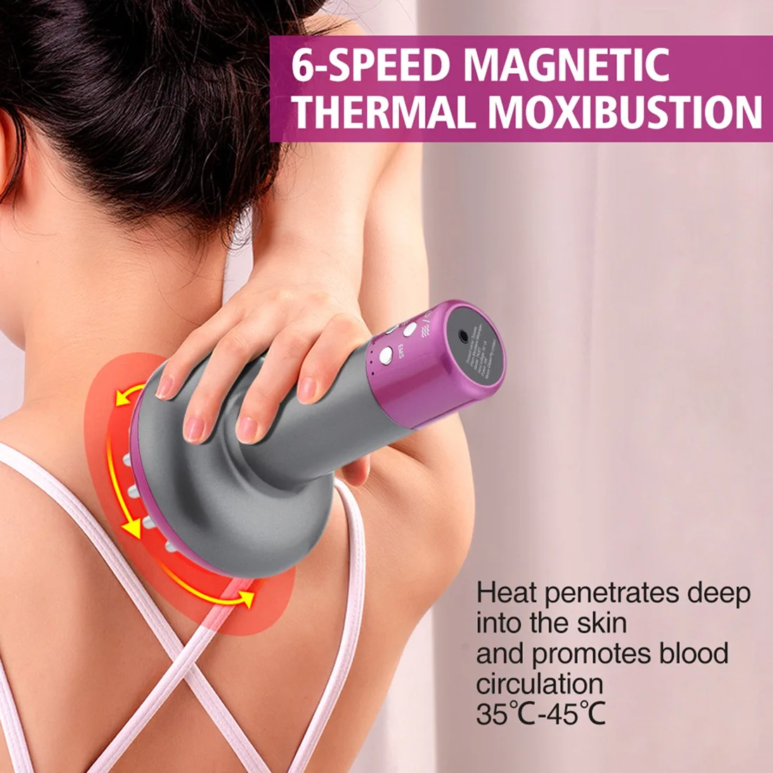 Beauty Lymphatic Drainage Machine Heating Microcurrent Body Back Massager Eletric Guahsa Meridian Massage Brush
Beauty Lymphatic Drainage Machine Heating Microcurrent Body Back Massager Eletric Guahsa Meridian Massage Brush