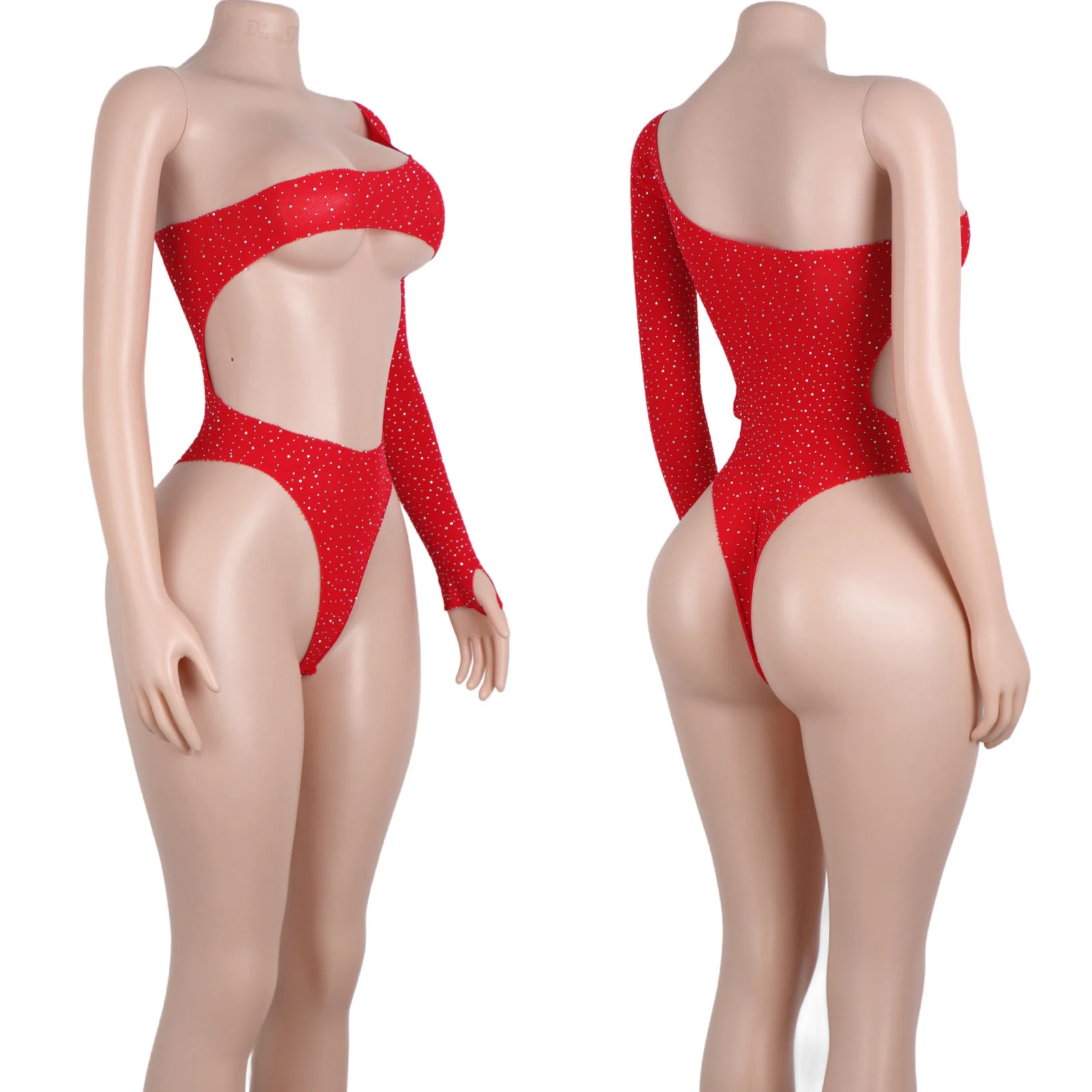 Women's Rhinestone Lace-Up Thong Bikini Exotic Dancewear Crystal Cutout Bodysuits Booty Bra Dancer Outfits Swimwear
Women's Rhinestone Lace-Up Thong Bikini Exotic Dancewear Crystal Cutout Bodysuits Booty Bra Dancer Outfits Swimwear