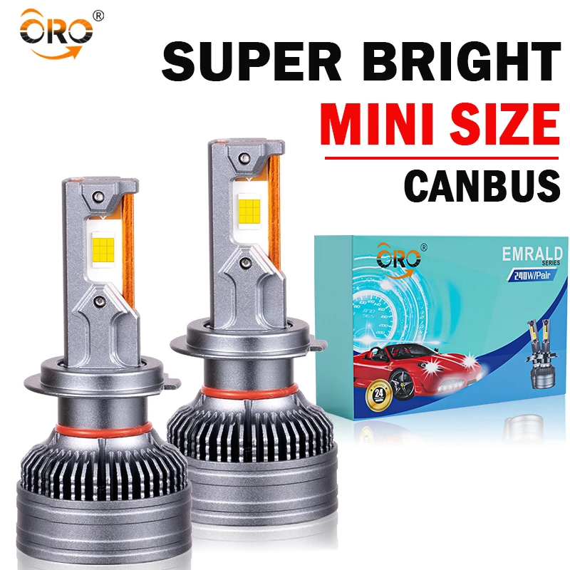 H4/H7/H11 LED Headlight Bulbs 6000K White – 120W 60,000 Hours Lifespan, IP68 Waterproof, Universal Fit for Cars/Trucks (2-Pack)
H4/H7/H11 LED Headlight Bulbs 6000K White – 120W 60,000 Hours Lifespan, IP68 Waterproof, Universal Fit for Cars/Trucks (2-Pack)