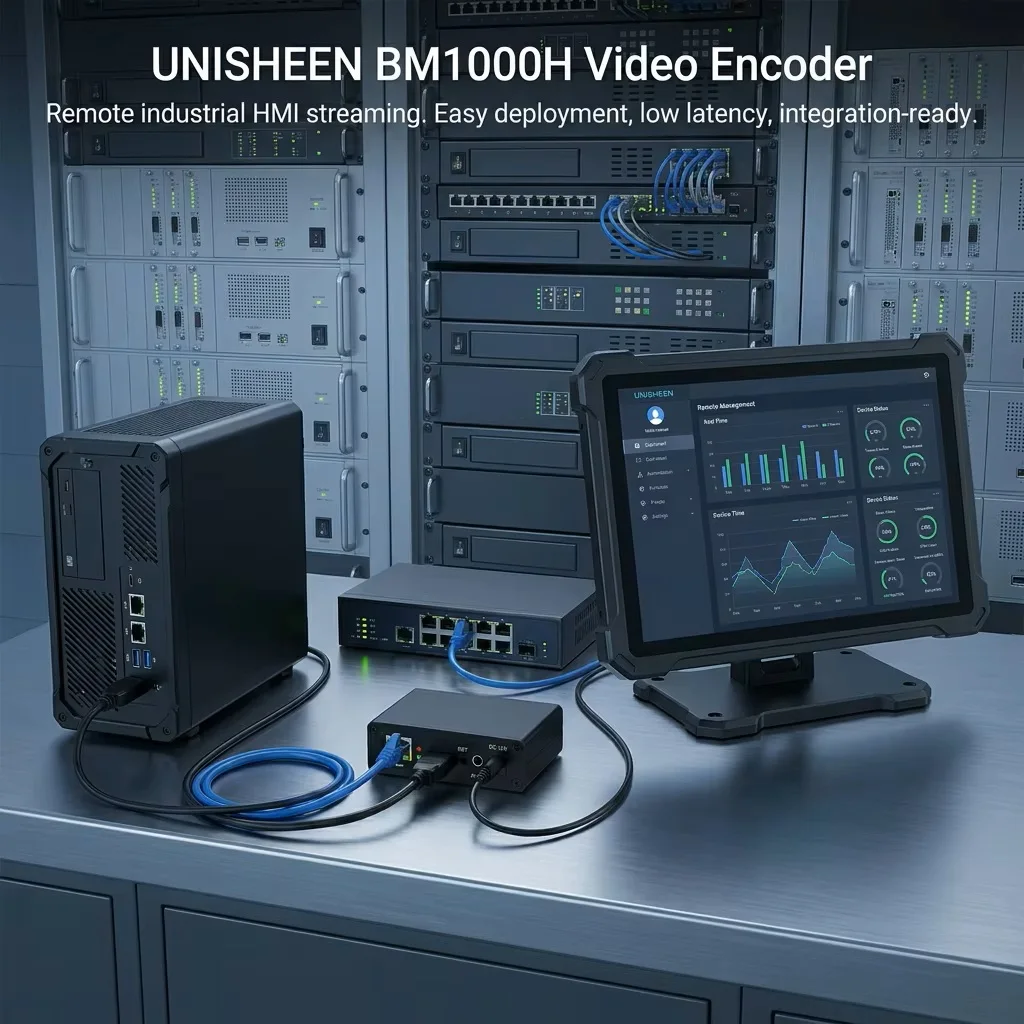 UNISHEEN BM1000H System Integration SRT RTSP RTMPS UDP ONVIF 1080p H265 H264 WebRTC HDMI to IP Video Live Stream Encoder Board
UNISHEEN BM1000H System Integration SRT RTSP RTMPS UDP ONVIF 1080p H265 H264 WebRTC HDMI to IP Video Live Stream Encoder Board