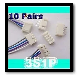 10X 3S JST-XH Connector Adapter plug for 3 Cell 11.1v li-po battery 4Pin male&fe
10X 3S JST-XH Connector Adapter plug for 3 Cell 11.1v li-po battery 4Pin male&fe