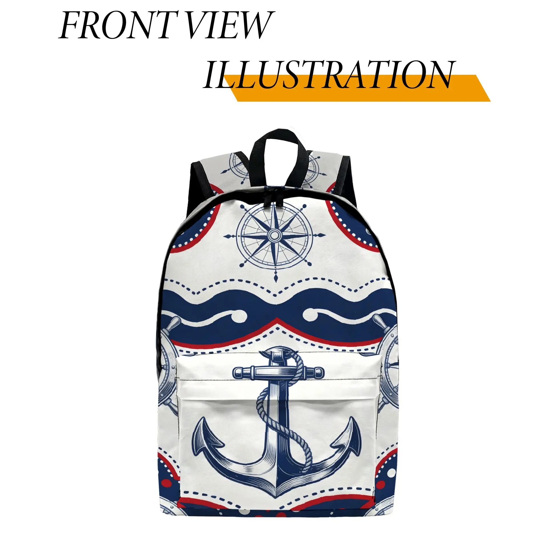 1pc Nautical Art Print Backpack, Fashionable and Simple, Unisex, Large Capacity, High-Quality Gift
1pc Nautical Art Print Backpack, Fashionable and Simple, Unisex, Large Capacity, High-Quality Gift